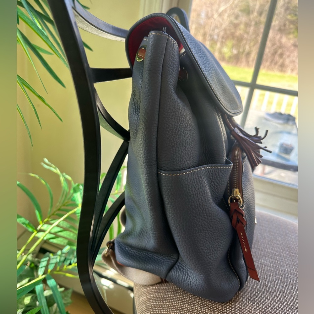 Dooney & Bourke Florentine Pebbled Leather Backpack - Picture 6 of 15